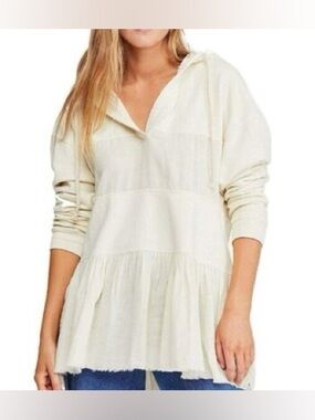 Free People “Sail Away Hoodie” Size Small Oversized